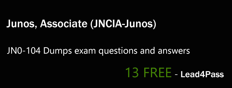 JN0-104 dumps exam questions